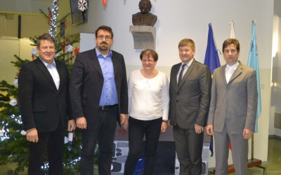 Obisk evropskega poslanca in novoletna prireditev